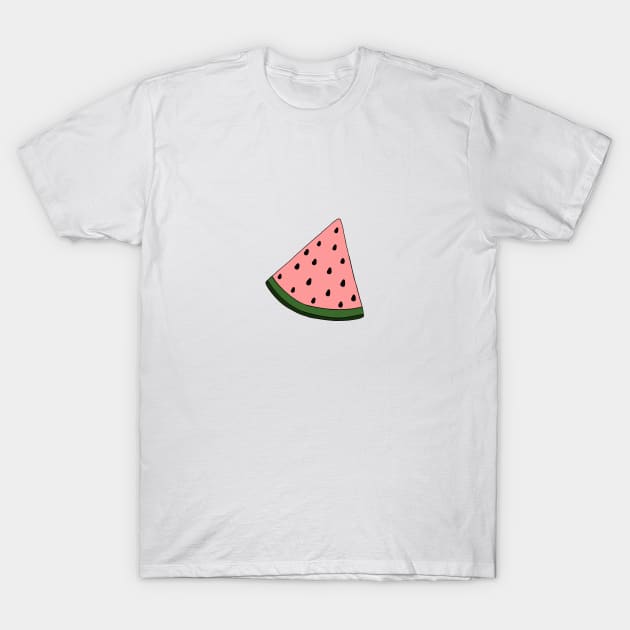 Cute watermelon hand drawn pattern T-Shirt by bigmomentsdesign